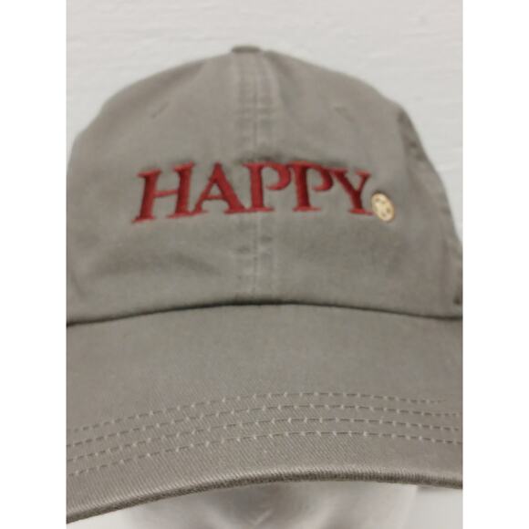 Happy State Bank Logo Adjustable Strap Cap Lightly Used Great Condition - Picture 2 of 10